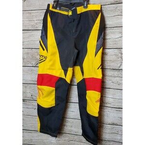 Nema Motorcross Pants-Black/Yellow Size 30 Motorcycle NWOT